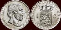 Koninkrijk der Nederlanden 1 Gulden NEDERLAND (NETHERLANDS, KINGDOM) - WILLEM III, 1849-1890 - -