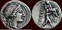 AR Denarius ROMAN REPUBLIC - MARCUS HERENNIUS - Rome -