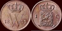 Koninkrijk der Nederlanden 1 Cent 1837 NEDERLAND (NETHERLANDS, KINGDOM) ... 150,00 EUR  zzgl. 11,00 EUR Versand