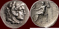 AS SELEUKID KINGDOM OF SYRIA - SELEUKOS I NIKATOR, 312-280 BC / ANTIOCHOS I SOTER AS CROWN PRINCE - AR Tetradrachm, Seleukia ad Tig -