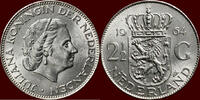 Koninkrijk der Nederlanden 2 ½ Gulden NEDERLAND (NETHERLANDS, KINGDOM) - JULIANA, 1948-1980 - -
