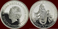 50 Gulden NEDERLAND (NETHERLANDS, KINGDOM) - DUTCH WEST INDIES - NETHERLANDS ANTILLES - BEATRIX, 1980-2013 - 1982, York Mint (England) -