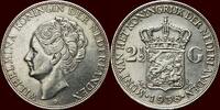 Koninkrijk der Nederlanden 2 ½ Gulden NEDERLAND (NETHERLANDS, KINGDOM) - WILHELMINA, 1890-1948 - -