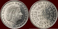 Koninkrijk der Nederlanden 2 ½ Gulden NEDERLAND (NETHERLANDS, KINGDOM) - JULIANA, 1948-1980 - -