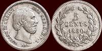 Koninkrijk der Nederlanden 5 Cents NEDERLAND (NETHERLANDS, KINGDOM) - WILLEM III, 1849-1890 - -