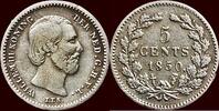 Koninkrijk der Nederlanden 5 Cents NEDERLAND (NETHERLANDS, KINGDOM) - WILLEM III, 1849-1890 - -