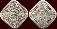 Koninkrijk der Nederlanden 5 Cents NEDERLAND (NETHERLANDS, KINGDOM) - WILHELMINA, 1890-1948 - -