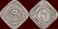 Koninkrijk der Nederlanden 5 Cents NEDERLAND (NETHERLANDS, KINGDOM) - WILHELMINA, 1890-1948 - -