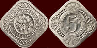 Koninkrijk der Nederlanden 5 Cents NEDERLAND (NETHERLANDS, KINGDOM) - WILHELMINA, 1890-1948 - -