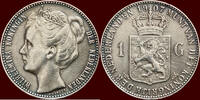 Koninkrijk der Nederlanden 1 Gulden NEDERLAND (NETHERLANDS, KINGDOM) - WILHELMINA, 1890-1948 - -