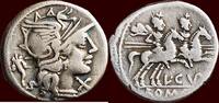 AR Denarius ROMAN REPUBLIC - LUCIUS CUPIENNUS - Rome -