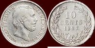 Koninkrijk der Nederlanden 10 Cents NEDERLAND (NETHERLANDS, KINGDOM) - WILLEM III, 1849-1890 - -