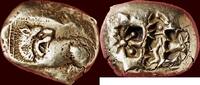 EL Stater IONIA, MILETOS - TIME OF KING KROISOS OF LYDIA - circa 560-545 BC -
