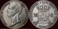 Koninkrijk der Nederlanden 2 ½ Gulden NEDERLAND (NETHERLANDS, KINGDOM) - WILLEM II, 1840-1849 - -