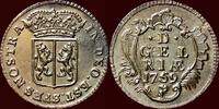 Gelderland Duit NOORDELIJKE NEDERLANDEN (NETHERLANDS) - REPUBLIEK, 158-1795 - GELDERLAND - 1759, Harderwijk -
