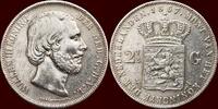 Koninkrijk der Nederlanden 2 ½ Gulden NEDERLAND (NETHERLANDS, KINGDOM) - WILLEM III, 1849-1890 - -