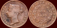 1 Cent MALAYSIA - BRITISH EMPIRE - STRAITS SETTLEMENTS - VICTORIA, 1837-1901 - -