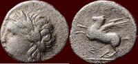 AR Drachm CARIA, ALABANDA - circa 189-75 BC -