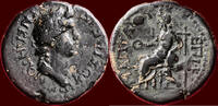 AE   PHRYGIA, COTIAEUM - TIBERIUS  CLAUDIUS PAPYLOS, MAGISTRATE - AE 17mm. f / ss à ss-