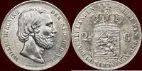 Koninkrijk der Nederlanden 2 ½ Gulden NEDERLAND (NETHERLANDS, KINGDOM) - WILLEM III, 1849-1890 - -