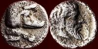 AR Hemiobol CARIA, EUROMOS - circa 450-400 BC -