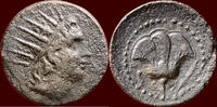 120-84 BC v. Chr. CARIAN ISLANDS, RHODOS - AE 26, circa 120-84 BC f / ss
