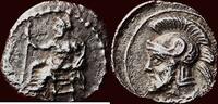 AR Obol CILICIA, TARSOS - PERSIAN RULE - FARNABAZU (PHARNABAZOS), PERSIAN MILITARY COMMANDER, CIRCA 380-373 BC - -