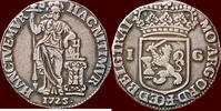 Utrecht Gulden NOORDELIJKE NEDERLANDEN (NETHERLANDS) - REPUBLIEK, 1581-1795 - UTRECHT - 1725, Utrecht -
