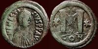 AE Follis BYZANTINE EMPIRE - ANASTASIUS I DICOROS, 491-518 - of 40 nummi, Constantinopolis -