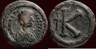 AE BYZANTINE EMPIRE - ANASTASIUS I DICOROS, 491-518 - AE ½ Follis of 20 nummi, -