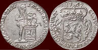 Zilveren dukaat NOORDELIJKE NEDERLANDEN (NETHERLANDS) - REPUBLIEK, 1581-1795 - ZEELAND - 1/4  1767, Middelburg vz-