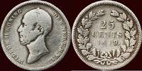 Koninkrijk der Nederlanden 25 Cents NEDERLAND (NETHERLANDS, KINGDOM) - WILLEM II, 1840-1849 - -