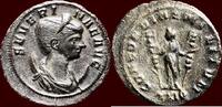 Roman Empire Aurelianus SEVERINA, wife of - BI Antoninianus, Siscia -
