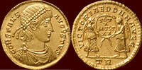 Roman Empire AV Solidus (346-348) CONSTANS, 337-350 - Treverorum unz-