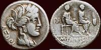 AR Denarius ROMAN REPUBLIK - MARCUS FANNIUS & LUCIUS CRITONIUS - Rome -