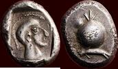 AR Stater PAMPHYLIA, SIDE - circa 480-460 BC -