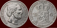 Koninkrijk der Nederlanden 2 ½ Gulden NEDERLAND (NETHERLANDS, KINGDOM) - WILLEM III, 1849-1890 - -