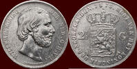 Koninkrijk der Nederlanden 2 ½ Gulden NEDERLAND (NETHERLANDS, KINGDOM) - WILLEM III, 1849-1890 - -