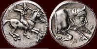 AR Didrachm 490-475 BC v. Chr. SICILY, GELA - circa 490-475 BC cf. CNG Triton XVIII, Lot 346 (in g xf USD 40.000+ 20%)