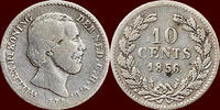 Koninkrijk der Nederlanden 10 Cents NEDERLAND (NETHERLANDS, KINGDOM) - WILLEM III, 1849-1890 - -