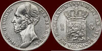 Koninkrijk der Nederlanden 1 Gulden NEDERLAND (NETHERLANDS, KINGDOM) - WILLEM II, 1840-1849 - -