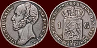 Koninkrijk der Nederlanden 1 Gulden NEDERLAND (NETHERLANDS, KINGDOM) - WILLEM II, 1840-1849 - -