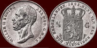 Koninkrijk der Nederlanden ½ Gulden NEDERLAND (NETHERLANDS, KINGDOM) - WILLEM II, 1840-1849 - -