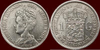 Koninkrijk der Nederlanden 1 Gulden NEDERLAND (NETHERLANDS, KINGDOM) - WILHELMINA, 1890-1948 - -