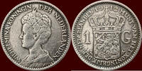 Koninkrijk der Nederlanden 1 Gulden NEDERLAND (NETHERLANDS, KINGDOM) - WILHELMINA, 1890-1948 - -