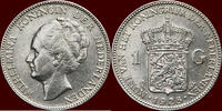 Koninkrijk der Nederlanden 1 Gulden NEDERLAND (NETHERLANDS, KINGDOM) - WILHELMINA, 1890-1948 - -