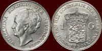 Koninkrijk der Nederlanden 1 Gulden NEDERLAND (NETHERLANDS, KINGDOM) - WILHELMINA, 1890-1948 - -