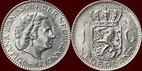 Koninkrijk der Nederlanden 1 Gulden NEDERLAND (NETHERLANDS, KINGDOM) - JULIANA, 1948-1980 - -