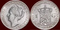 Koninkrijk der Nederlanden 1 Gulden NEDERLAND (NETHERLANDS, KINGDOM) - WILHELMINA, 1890-1948 - -