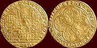 Gouden schild ZUIDELIJKE NEDERLANDEN (SOUTHERN NETHERLANDS) - GRAAFSCHAP VLAANDEREN - PHILIPS DE STOUTE, 1384-1404 - z.j. , Mechelen -